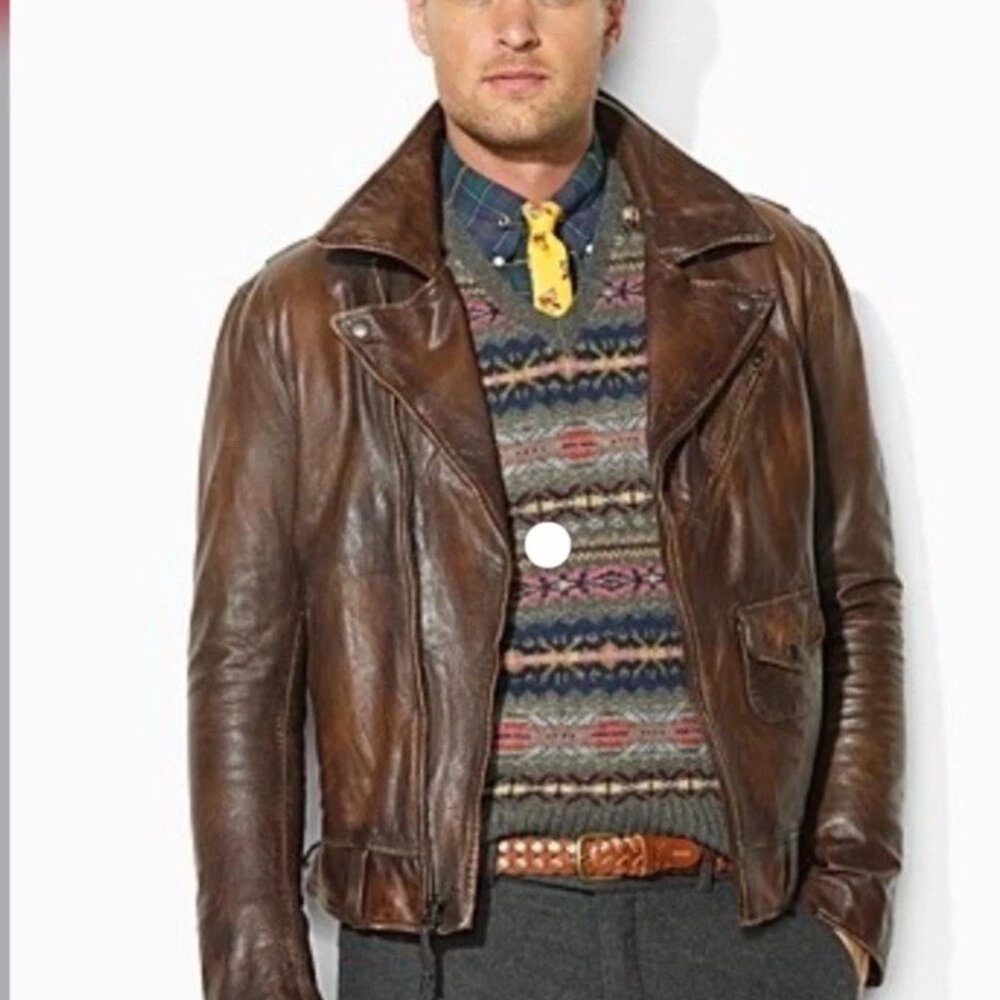 Polo Ralph Lauren Leather Moto Jacket
